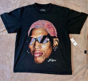 Rodman Apparel Dennis Rodman Graphic T-Shirt Medium Black